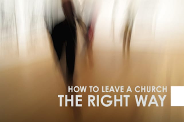 3.11.HowToLeaveChurchRightWay
